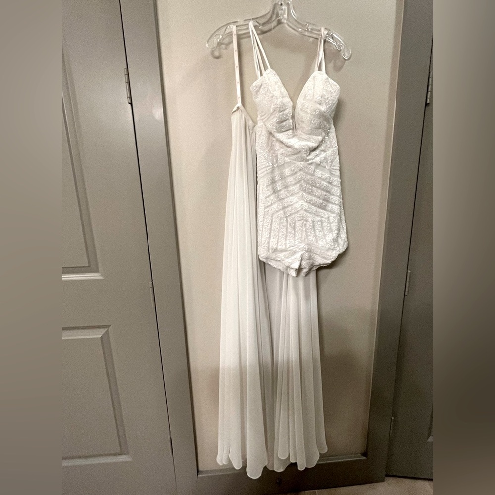 Jovani Romper and OverSkirt Bridal Wear *NEW*